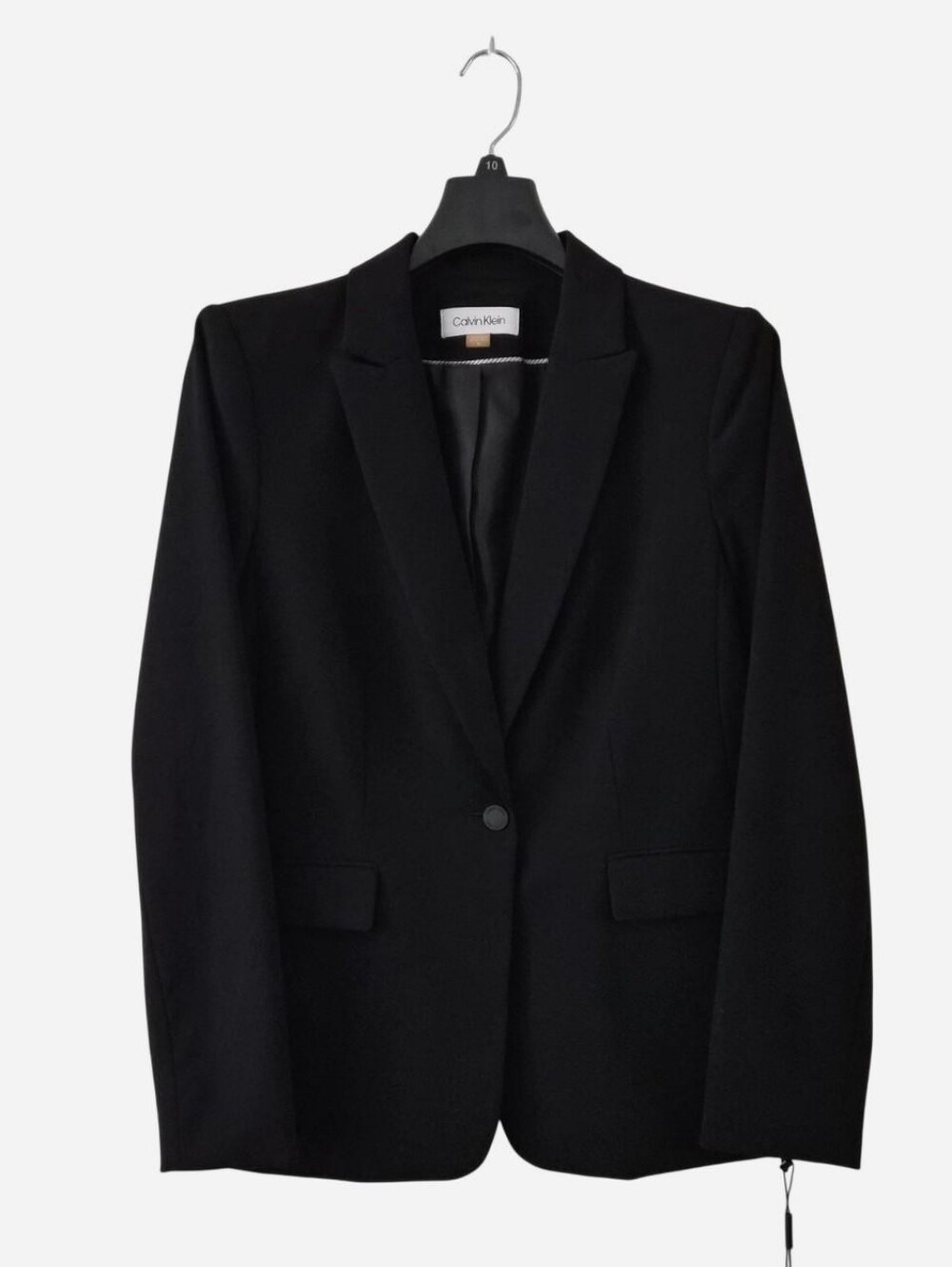 Calvin Klein Black Single-Button Women's Blazer